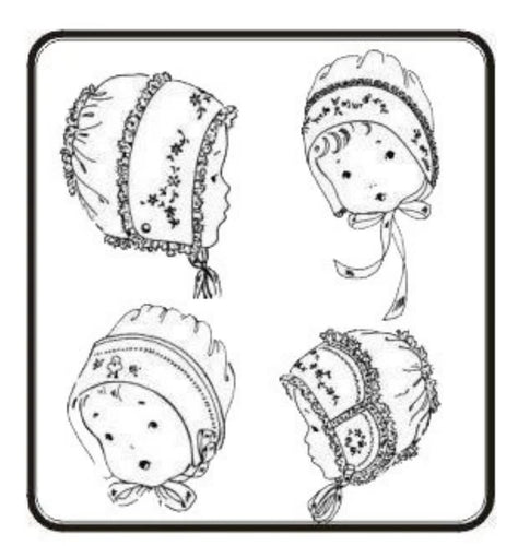 Old Fashioned Baby Baby Bonnets #2