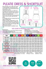 Load image into Gallery viewer, Tadah Patterns Pleatie Dress and Shortsuit