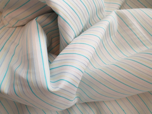 Pastel Striped Swiss Voile