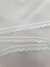 Load image into Gallery viewer, Lace Edging White and Ivory 8mm