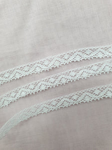 Lace Edging White 8mm