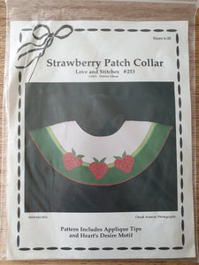 Love & Stitches Strawberry Patch Collar
