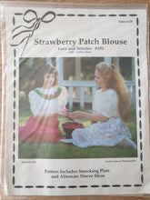 Load image into Gallery viewer, Love &amp; Stitches Strawberry Patch Blouse