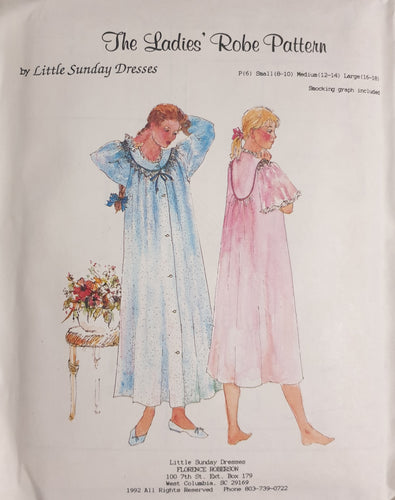 Little Sunday Dresses Ladies Robe Pattern