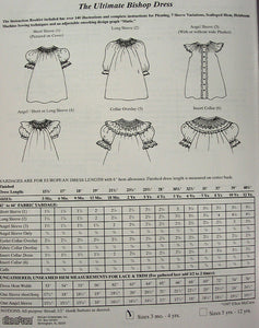 Ellen McCarn Smocked Bishop dress pattern Australia