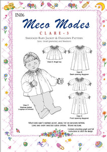 Meco Modes Clare 3 Smocked Baby Jacket & Daygown