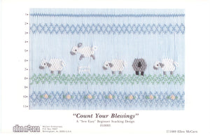"Count Your Blessings" Smocking plate by Ellen McCarn