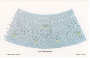 "Forget-Me-Not" Smocking Plate by Ellen McCarn