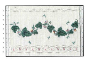 "Poised-n-ivy" smocking plate by Little Memories