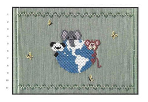 "Global warmth" smocking plate by Little Memories