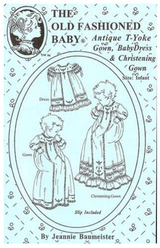 Old Fashioned Baby Antique T-yoke Dress