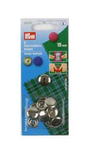 PRYM Self Cover Buttons 15mm Without Tool