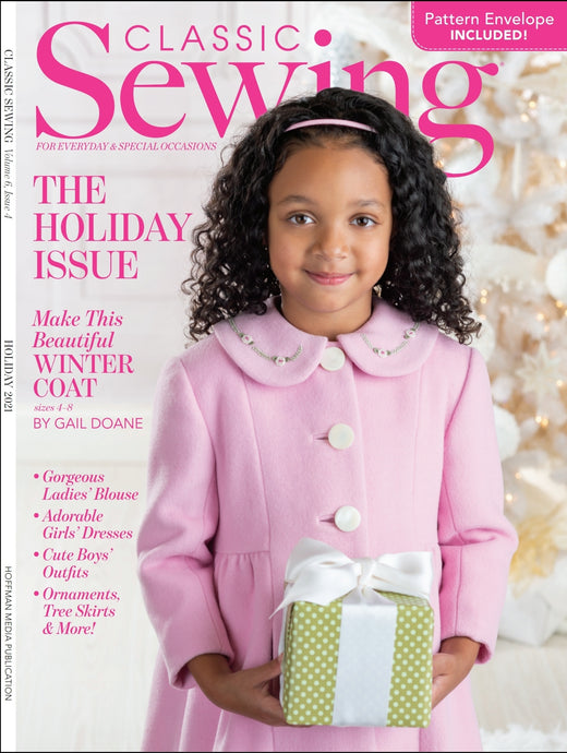 Classic Sewing Magazine Holiday 2021 Issue