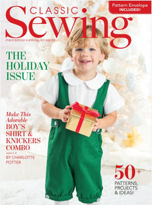 Classic Sewing Magazine Holiday 2022 Issue
