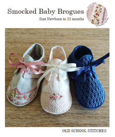 Smocked Baby Brogues Digital Download